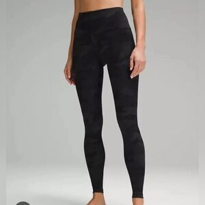 Lululemon Align Black Camo Leggings